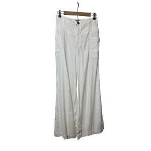 NWT Anthropologie White Cargo Pants NWT Sz. 27
